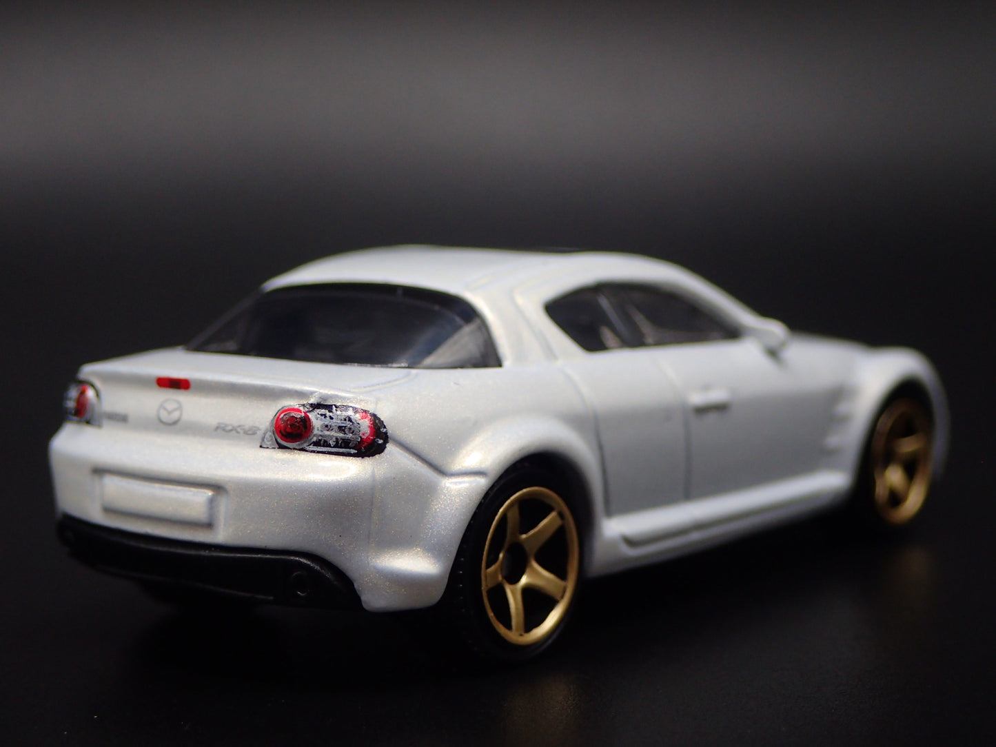 2003-2012 MAZDA RX8 JDM WHITE 1:64 SCALE COLLECTIBLE DIORAMA DIECAST MODEL CAR