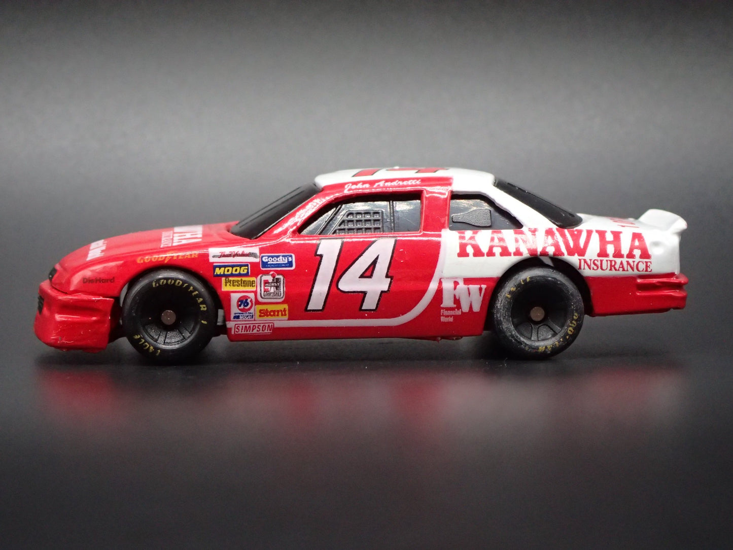 1994 CHEVY LUMINA 14 JOHN ANDRETTI KANAWHA NASCAR 1:64 SCALE DIECAST MODEL CAR