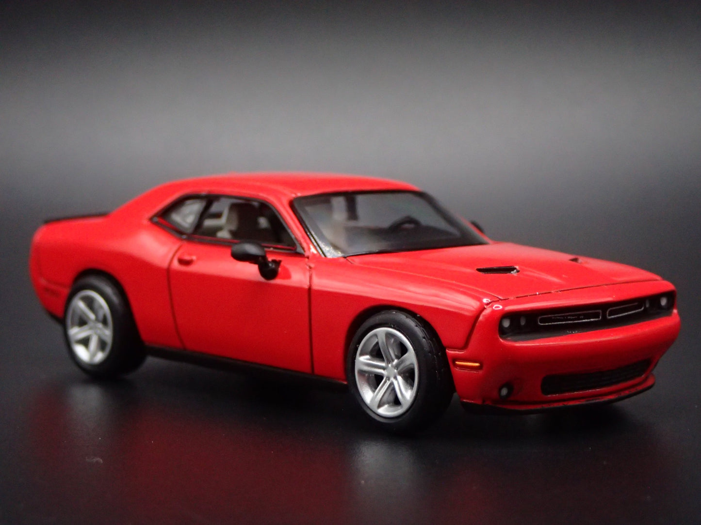 2008-2023 DODGE CHALLENGER RT ORANGE RARE 1/64 SCALE DIORAMA DIECAST MODEL CAR