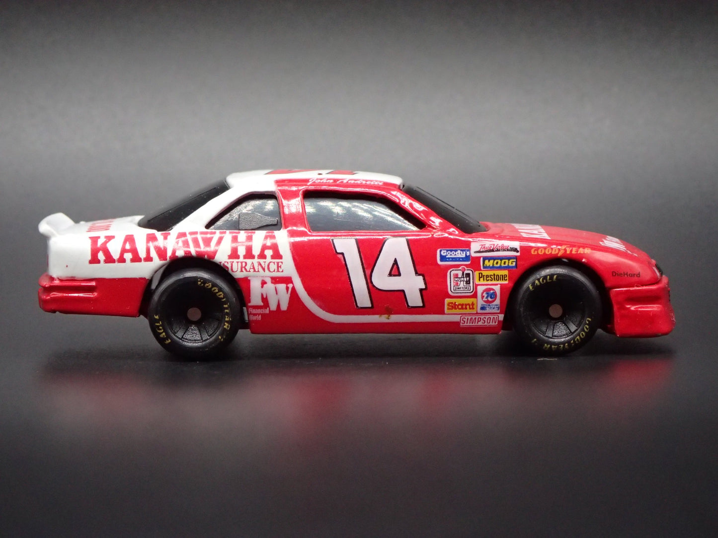 1994 CHEVY LUMINA 14 JOHN ANDRETTI KANAWHA NASCAR 1:64 SCALE DIECAST MODEL CAR