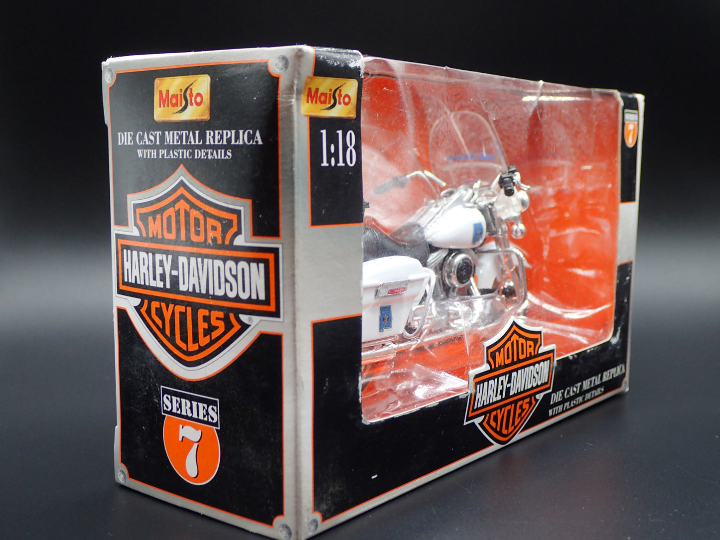 ALABAMA STATE TROOPER HARLEY DAVIDSON MAISTO 1/18 MOTORCYCLE MODEL SERIES 07