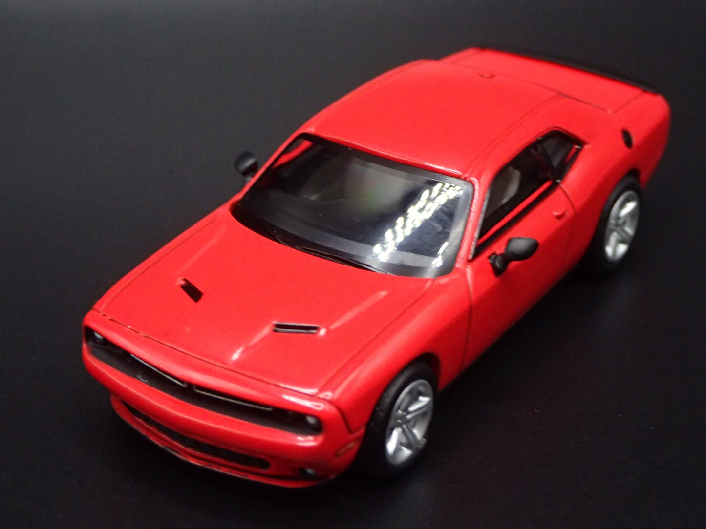 2008-2023 DODGE CHALLENGER RT ORANGE RARE 1/64 SCALE DIORAMA DIECAST MODEL CAR