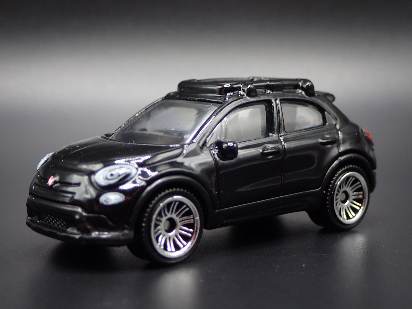 2015-2024 FIAT 500X 4 FOUR DOOR BLACK 1/64 SCALE COLLECTIBLE DIECAST MODEL CAR