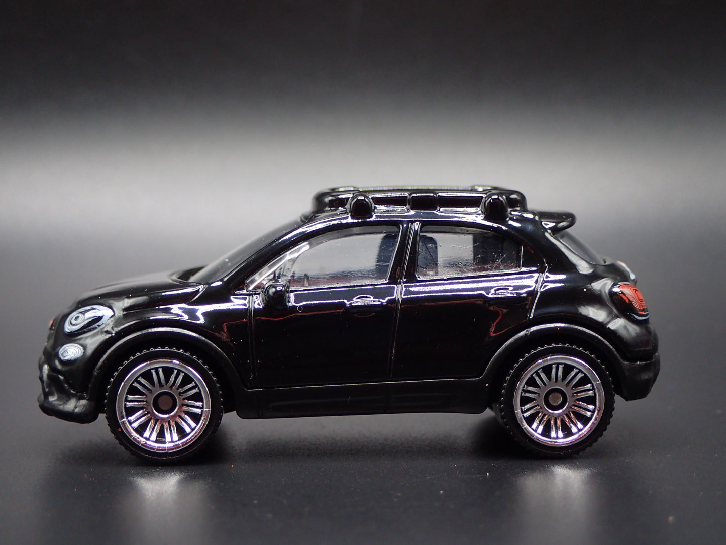 2015-2024 FIAT 500X 4 FOUR DOOR BLACK 1/64 SCALE COLLECTIBLE DIECAST MODEL CAR
