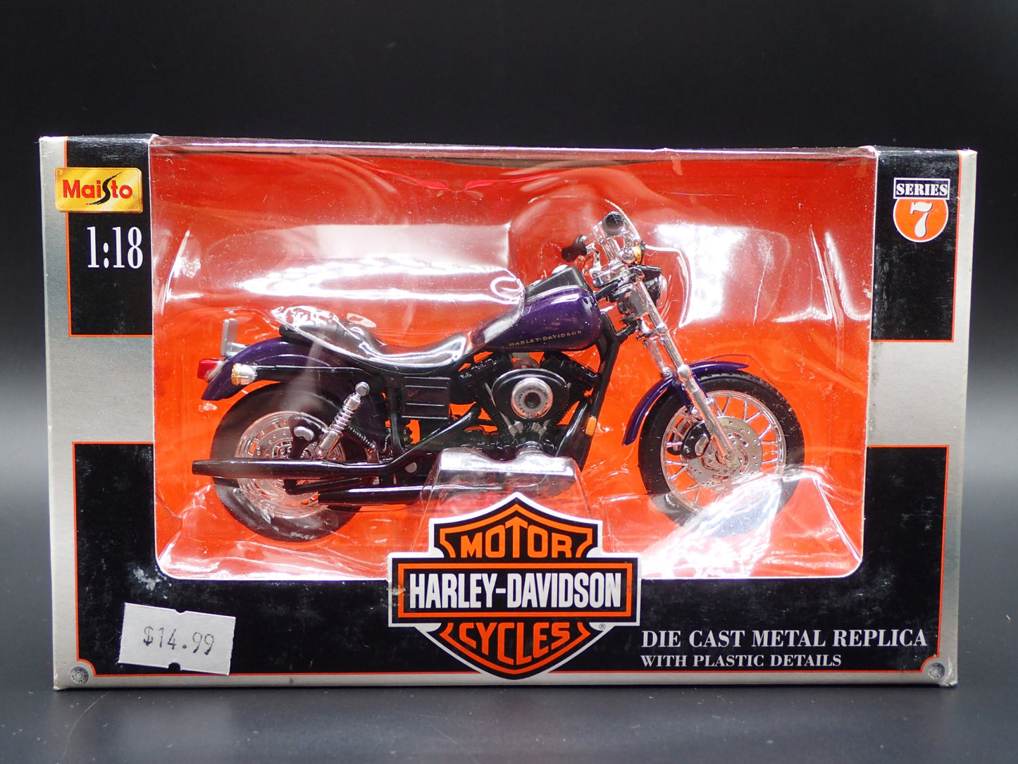 2000 00 FXDWG DYNA WIDE GLIDE HARLEY DAVIDSON MOTORCYCLE MAISTO SERIES 07 1/18