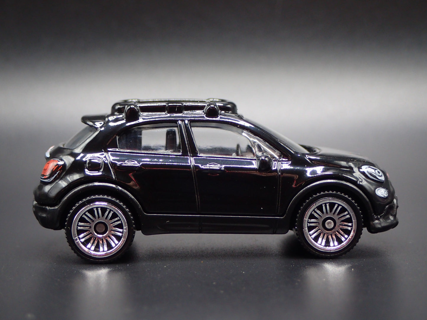 2015-2024 FIAT 500X 4 FOUR DOOR BLACK 1/64 SCALE COLLECTIBLE DIECAST MODEL CAR