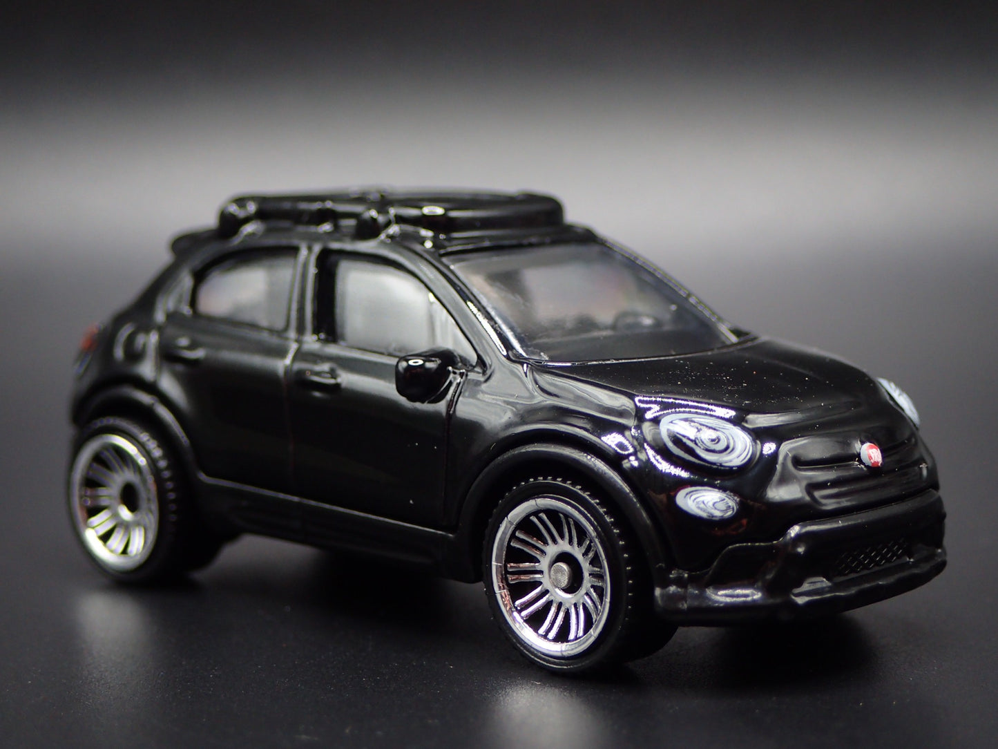 2015-2024 FIAT 500X 4 FOUR DOOR BLACK 1/64 SCALE COLLECTIBLE DIECAST MODEL CAR