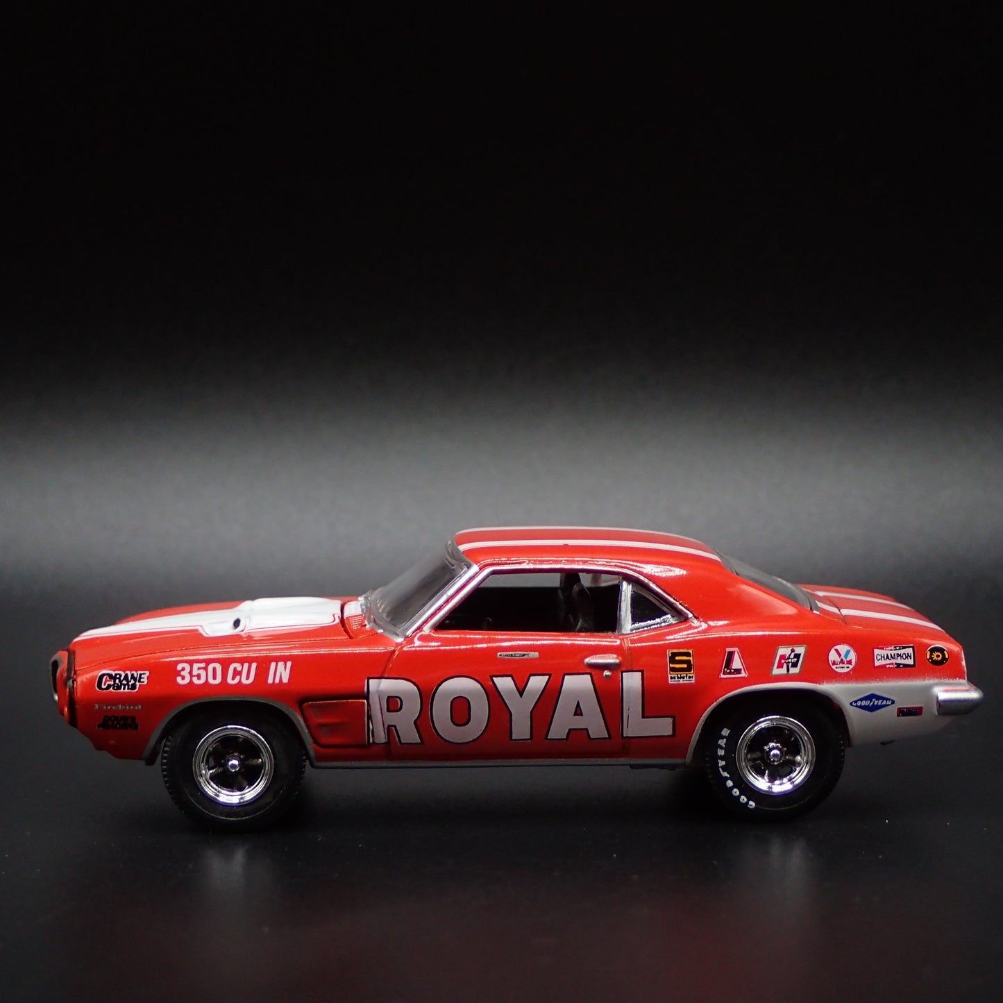 1969 69 PONTIAC FIREBIRD ROYAL BOBCAT 1:64 SCALE DIORAMA DIECAST MODEL CAR