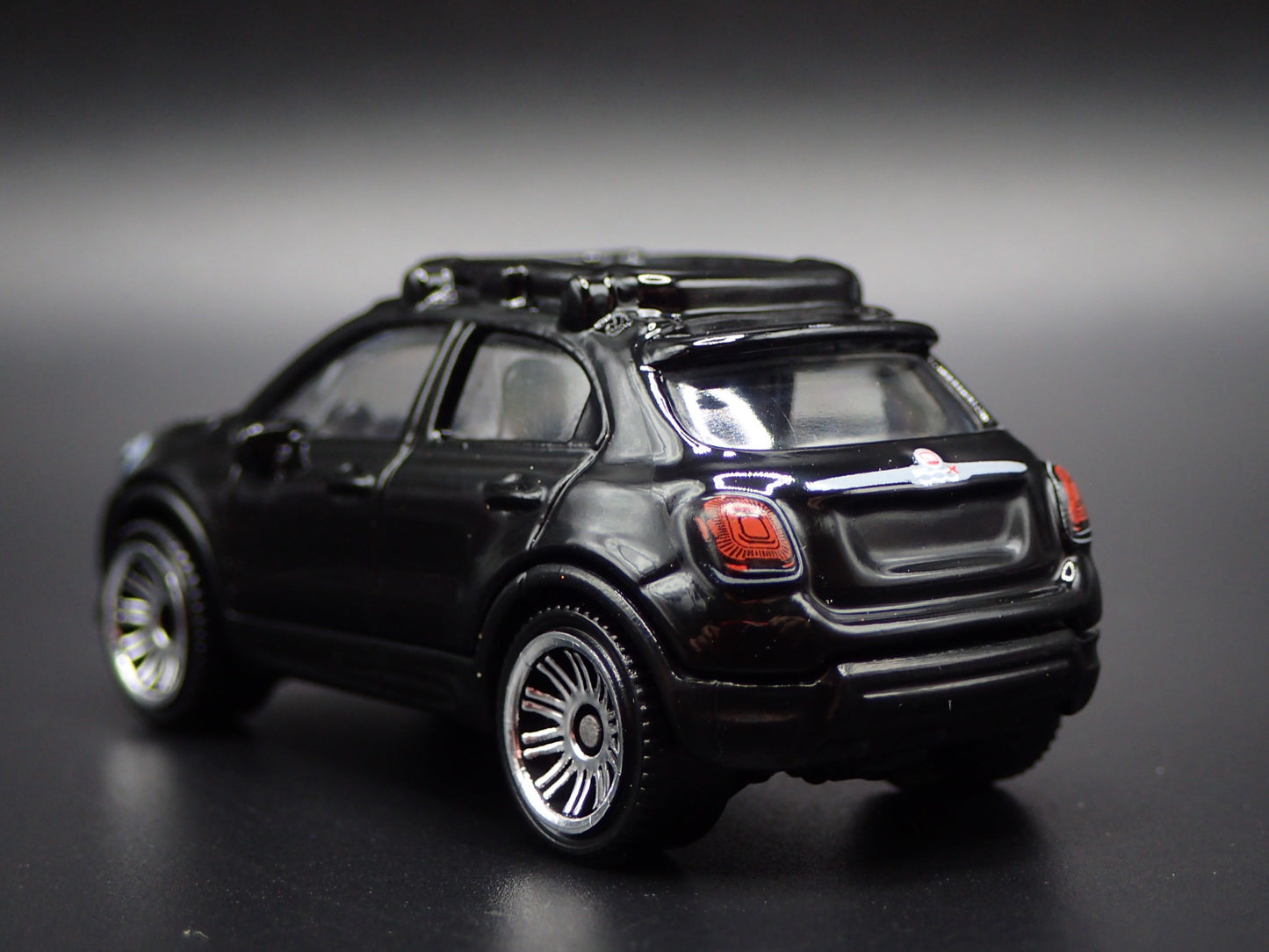 2015-2024 FIAT 500X 4 FOUR DOOR BLACK 1/64 SCALE COLLECTIBLE DIECAST MODEL CAR