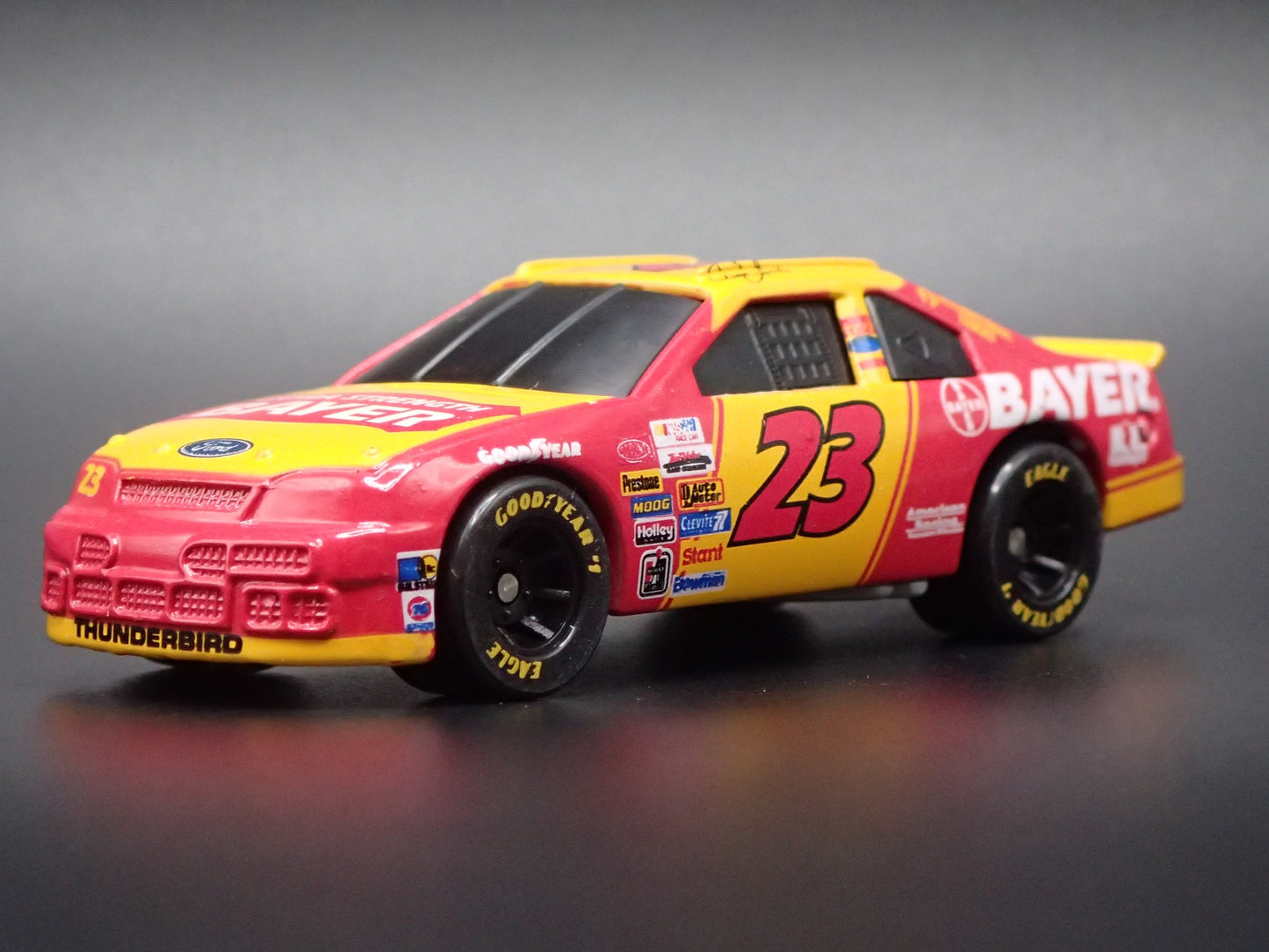 1995 95 FORD THUNDERBIRD 23 CHAD LITTLE NASCAR 1:64 SCALE DIECAST MODEL CAR