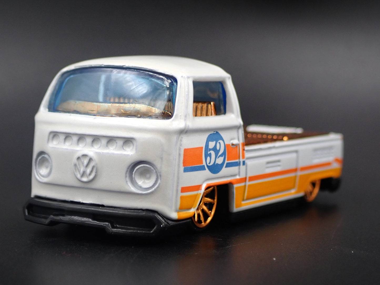 1967-1979 VW VOLKSWAGEN TYPE 2 T2 SINGLE CAB PICKUP 1:64 SCALE DIECAST MODEL CAR