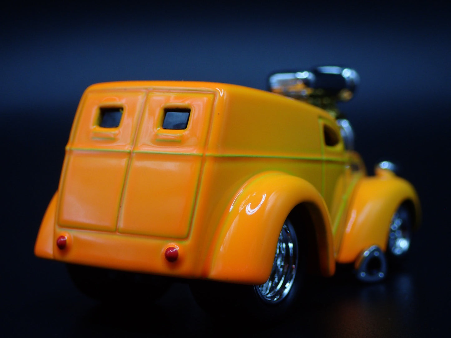 1948 48 ANGLIA PANEL TRUCK ORANGE 1:64 SCALE COLLECTIBLE DIECAST MODEL CAR