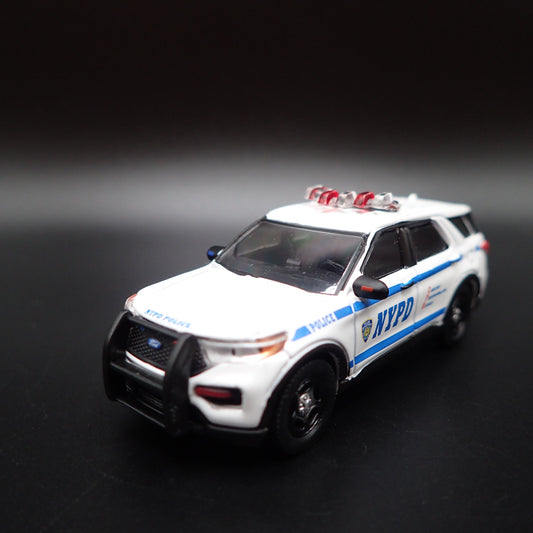 2020 FORD EXPLORER POLICE INTERCEPTOR UTILITY NYPD 1:64 SCALE DIECAST MODEL CAR