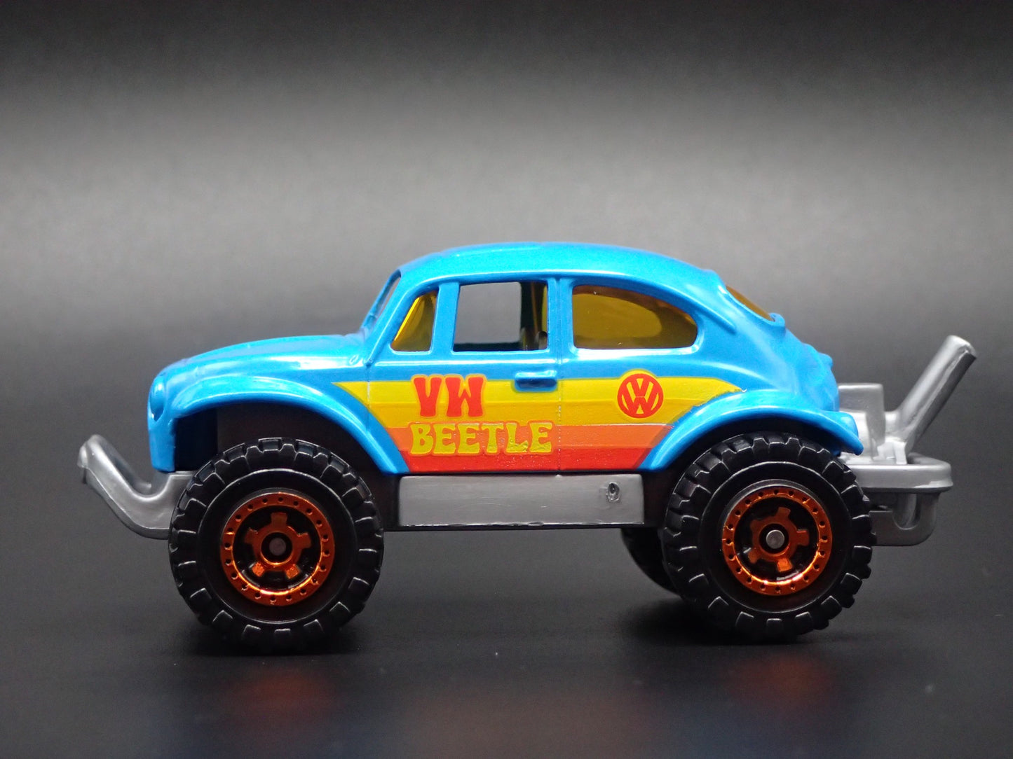 VW VOLKSWAGEN BAJA BEETLE BUG 4X4 BLUE 1:64 SCALE DIORAMA DIECAST MODEL CAR
