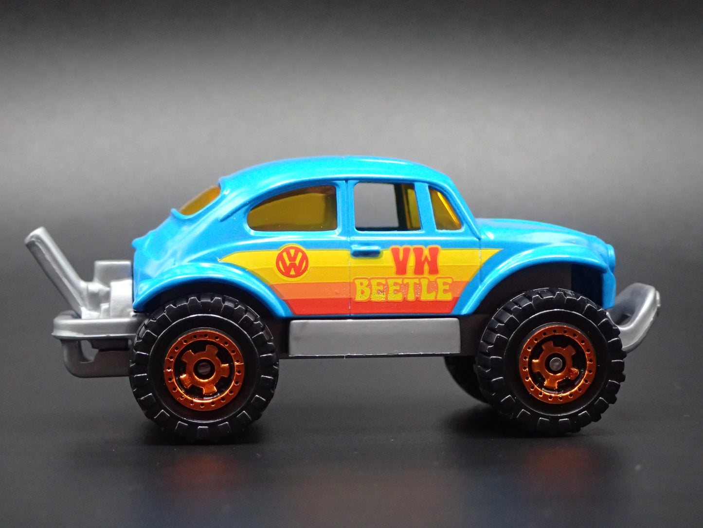 VW VOLKSWAGEN BAJA BEETLE BUG 4X4 BLUE 1:64 SCALE DIORAMA DIECAST MODEL CAR