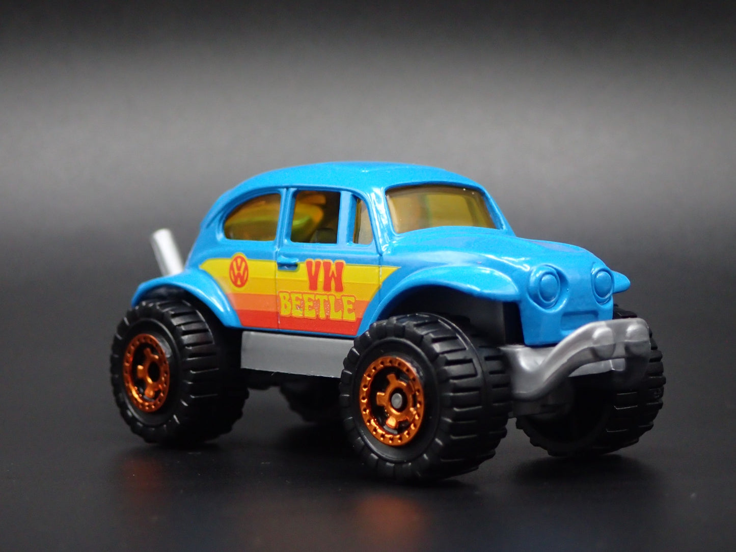 VW VOLKSWAGEN BAJA BEETLE BUG 4X4 BLUE 1:64 SCALE DIORAMA DIECAST MODEL CAR