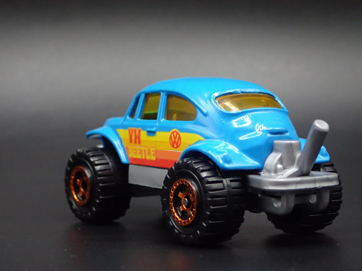 VW VOLKSWAGEN BAJA BEETLE BUG 4X4 BLUE 1:64 SCALE DIORAMA DIECAST MODEL CAR