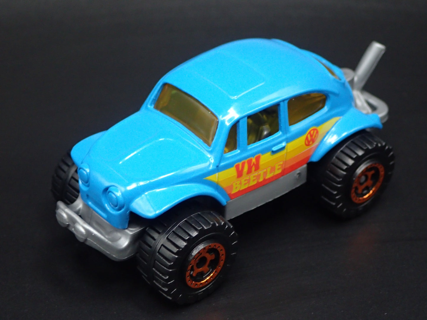 VW VOLKSWAGEN BAJA BEETLE BUG 4X4 BLUE 1:64 SCALE DIORAMA DIECAST MODEL CAR