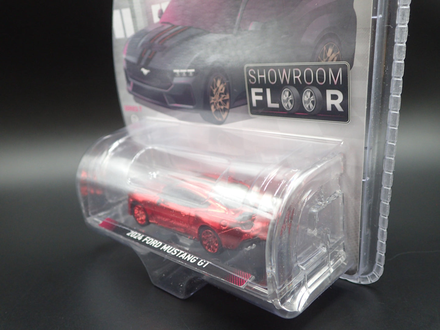 2025 GREENLIGHT TARGET RED CHASE MACHINE 2024 FORD MUSTANG GT SHOWROOM FLOOR 7