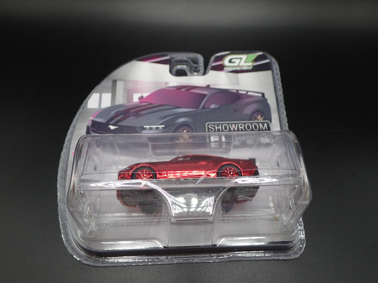 2025 GREENLIGHT TARGET RED CHASE MACHINE 2024 FORD MUSTANG GT SHOWROOM FLOOR 7