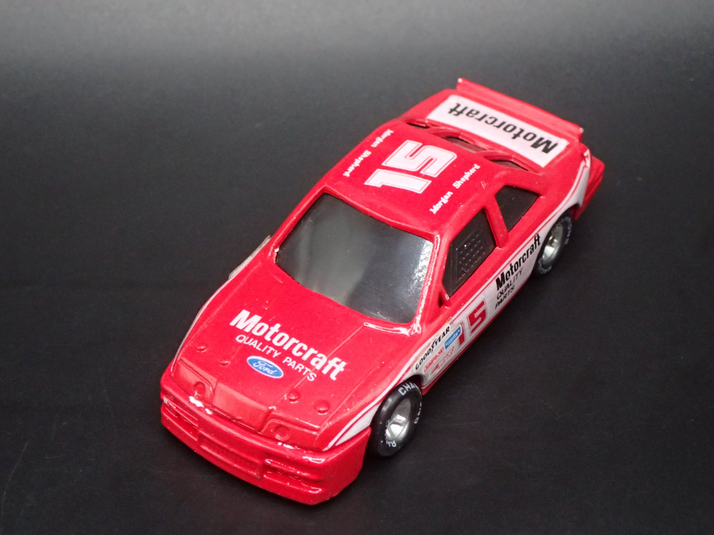 1991 91 FORD THUNDERBIRD 15 MORGAN SHEPHERD NASCAR 1/64 SCALE DIECAST MODEL CAR