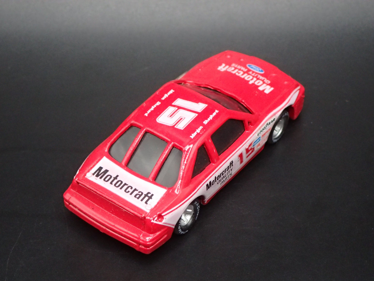 1991 91 FORD THUNDERBIRD 15 MORGAN SHEPHERD NASCAR 1/64 SCALE DIECAST MODEL CAR