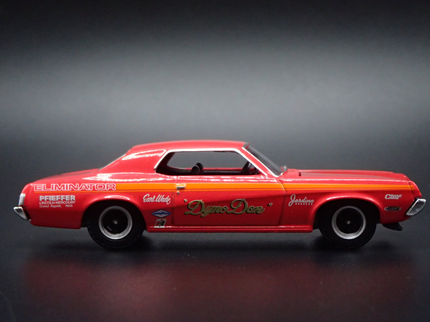 1969 69 MERCURY COUGAR ELIMINATOR DYNO DON NHRA 1:64 SCALE DIECAST MODEL CAR