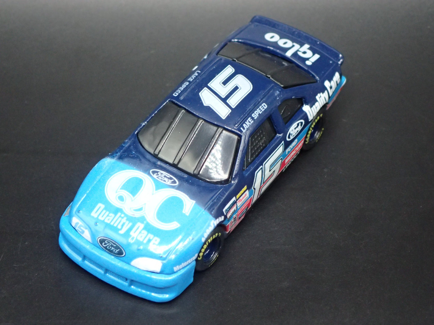 1994 94 FORD THUNDERBIRD 15 LAKE SPEED QC NASCAR 1:64 SCALE DIECAST MODEL CAR