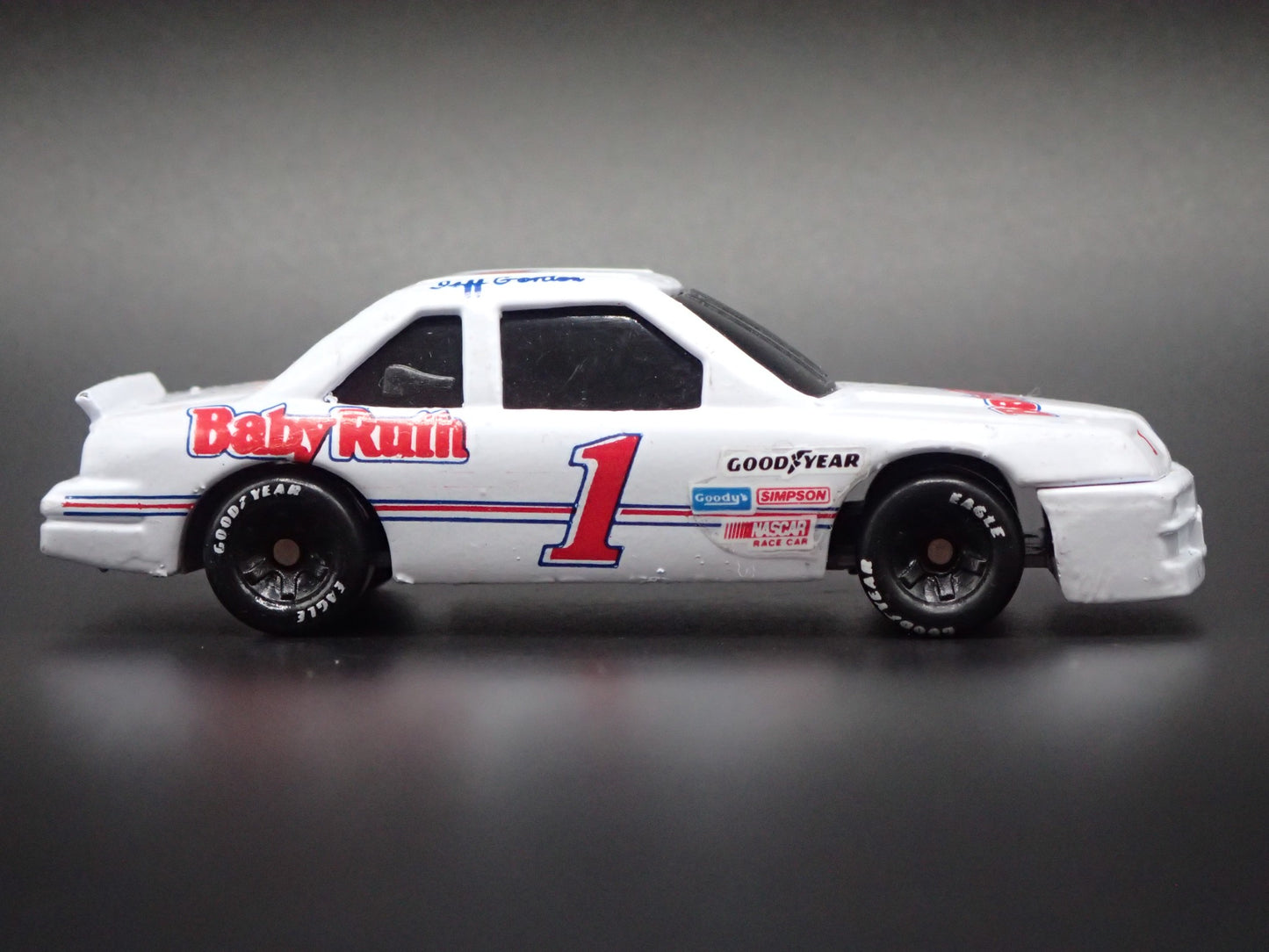 1991 91 FORD THUNDERBIRD 1 JEFF GORDON BABY RUTH NASCAR 1:64 DIECAST MODEL CAR