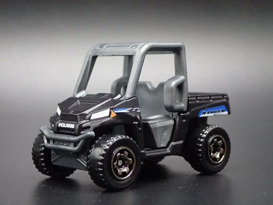 POLARIS RANGER OFF ROAD BLACK 1/64 SCALE COLLECTIBLE DIORAMA DIECAST MODEL CAR