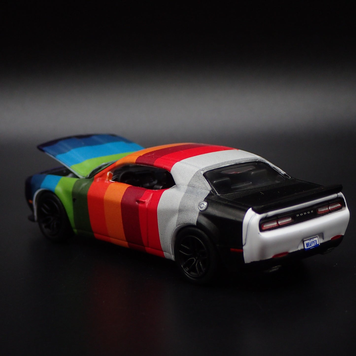 2023 23 DODGE CHALLENGER SRT HELLCAT REDEYE 1/64 SCALE DIORAMA DIECAST MODEL CAR