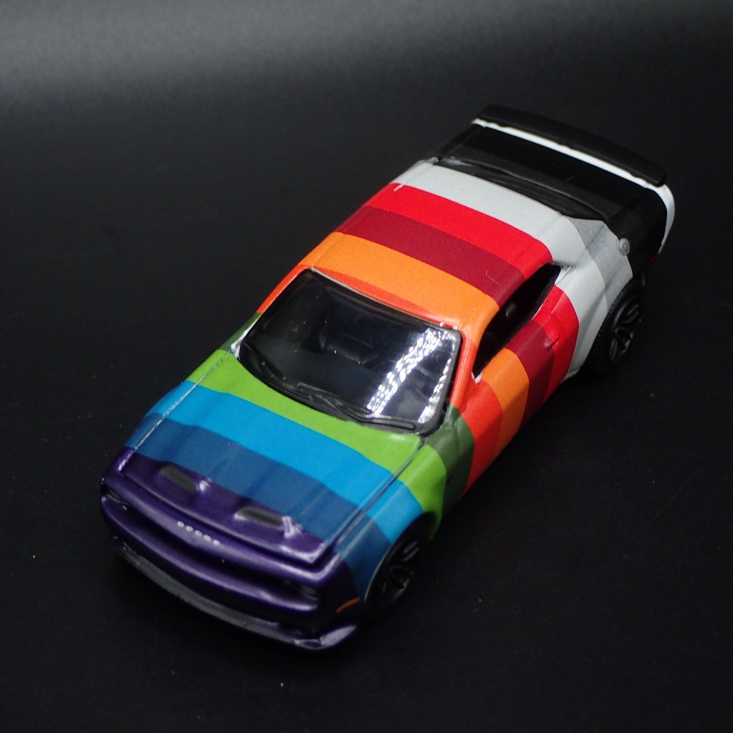 2023 23 DODGE CHALLENGER SRT HELLCAT REDEYE 1/64 SCALE DIORAMA DIECAST MODEL CAR