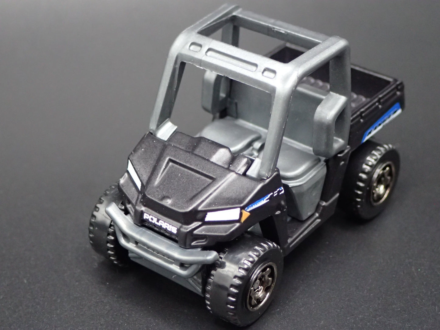 POLARIS RANGER OFF ROAD BLACK 1/64 SCALE COLLECTIBLE DIORAMA DIECAST MODEL CAR