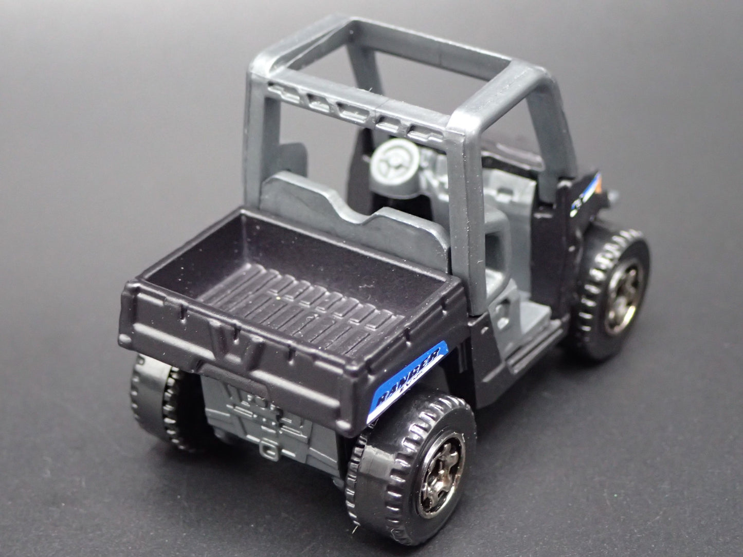 POLARIS RANGER OFF ROAD BLACK 1/64 SCALE COLLECTIBLE DIORAMA DIECAST MODEL CAR