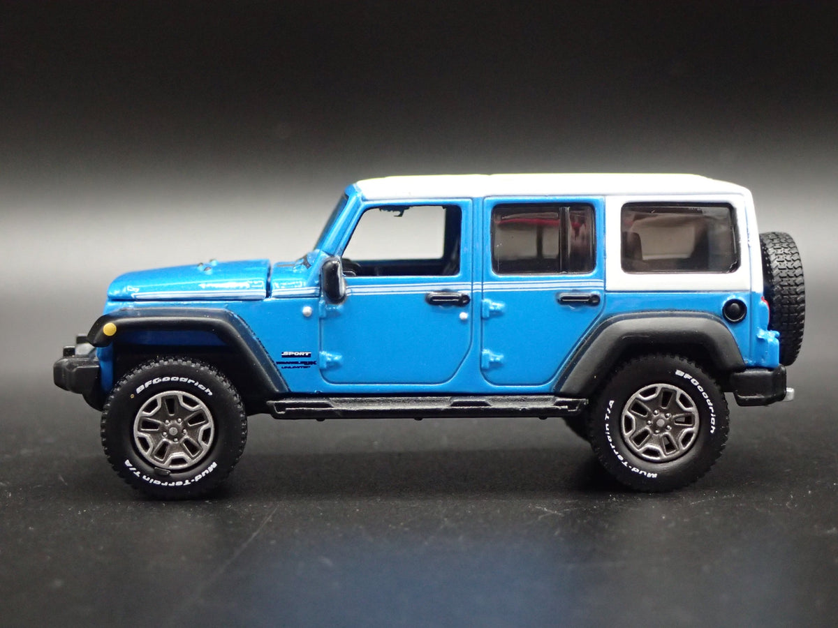 2006-2018 JEEP WRANGLER UNLIMITED JK SPORT 4 DOOR 1:64 SCALE DIECAST MODEL CAR-Burning Rubber Toy Company