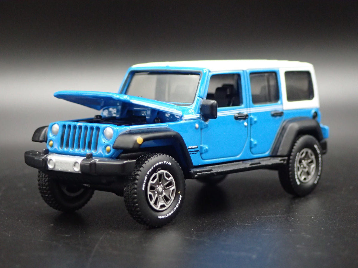 2006-2018 JEEP WRANGLER UNLIMITED JK SPORT 4 DOOR 1:64 SCALE DIECAST MODEL CAR-Burning Rubber Toy Company