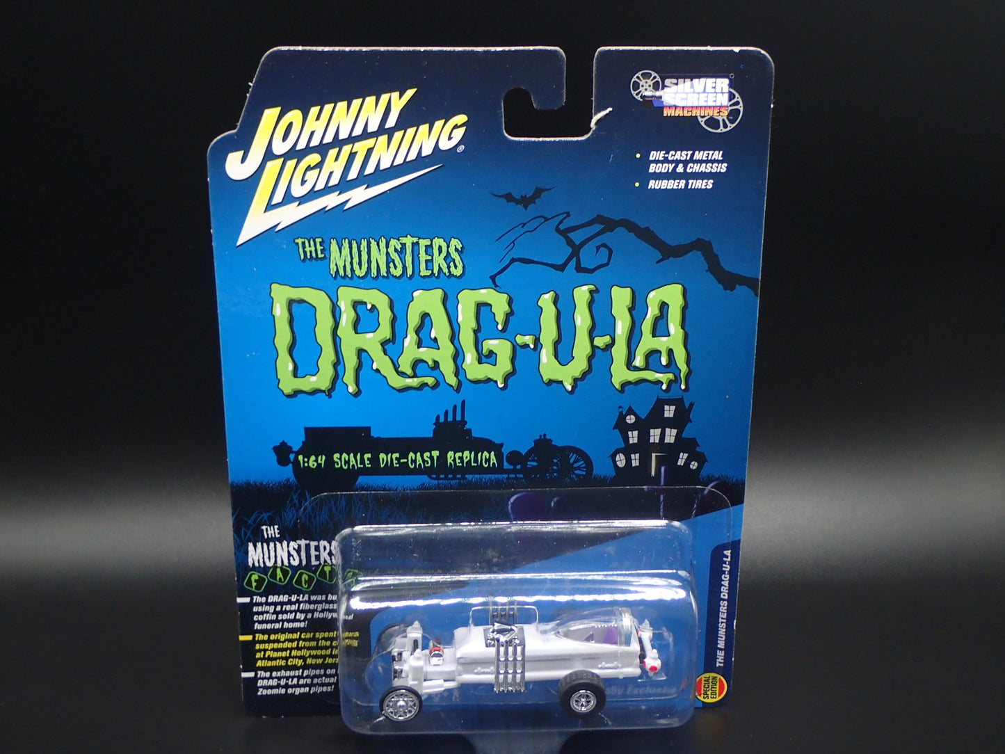 2025 GEORGE BARRIS MUNSTERS SET OF 2 SILVER SCREEN JOHNNY WHITE LIGHTNING CHASE