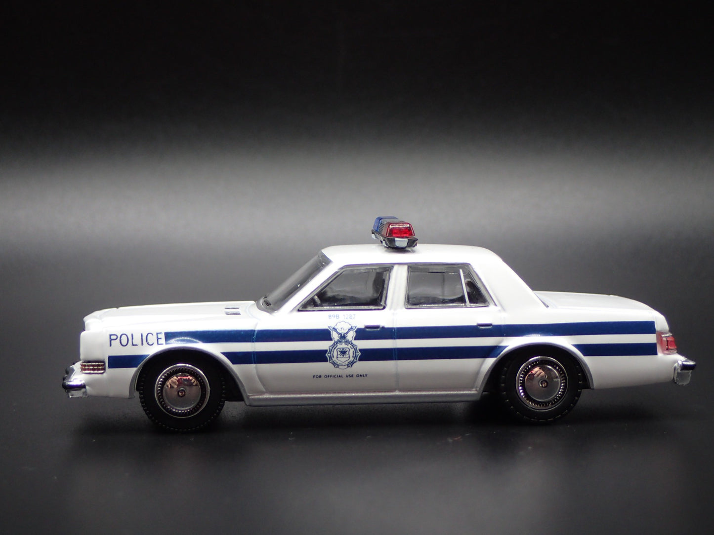 1985 85 DODGE DIPLOMAT US AIR FORCE SECURITY POLICE 1:64 SCALE DIECAST MODEL CAR