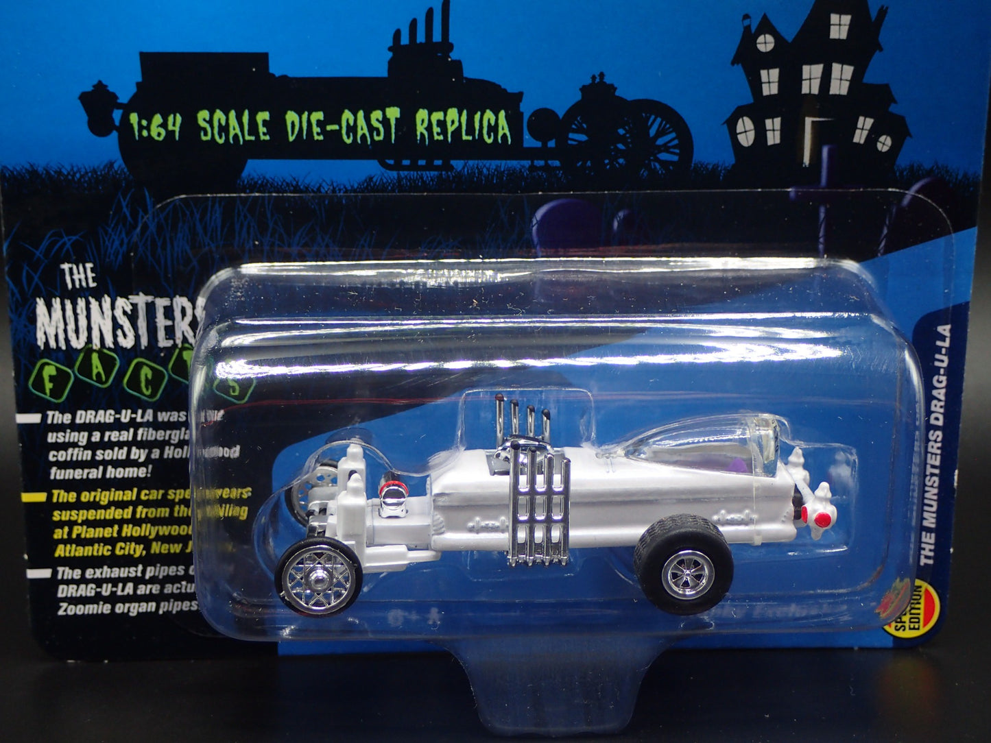 2025 GEORGE BARRIS MUNSTERS SET OF 2 SILVER SCREEN JOHNNY WHITE LIGHTNING CHASE