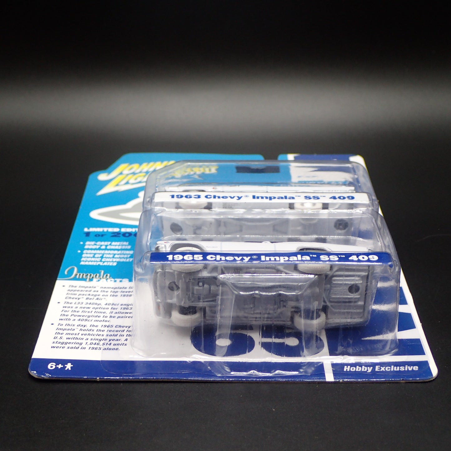 2020 JOHNNY JL WHITE LIGHTNING 1963 & 1965 CHEVY IMPALA SS 409 2 PACK CHASE RARE