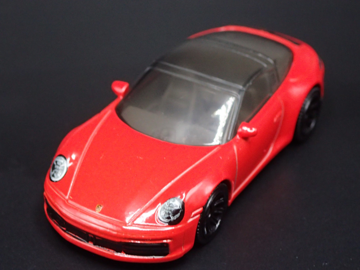 2018-2025 PORSCHE 911 TARGA RED 1:64 SCALE COLLECTIBLE DIORAMA DIECAST MODEL CAR