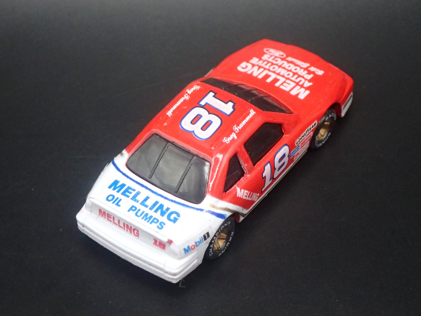 1991 91 FORD THUNDERBIRD 18 GREG TRAMMELL NASCAR 1/64 SCALE DIECAST MODEL CAR