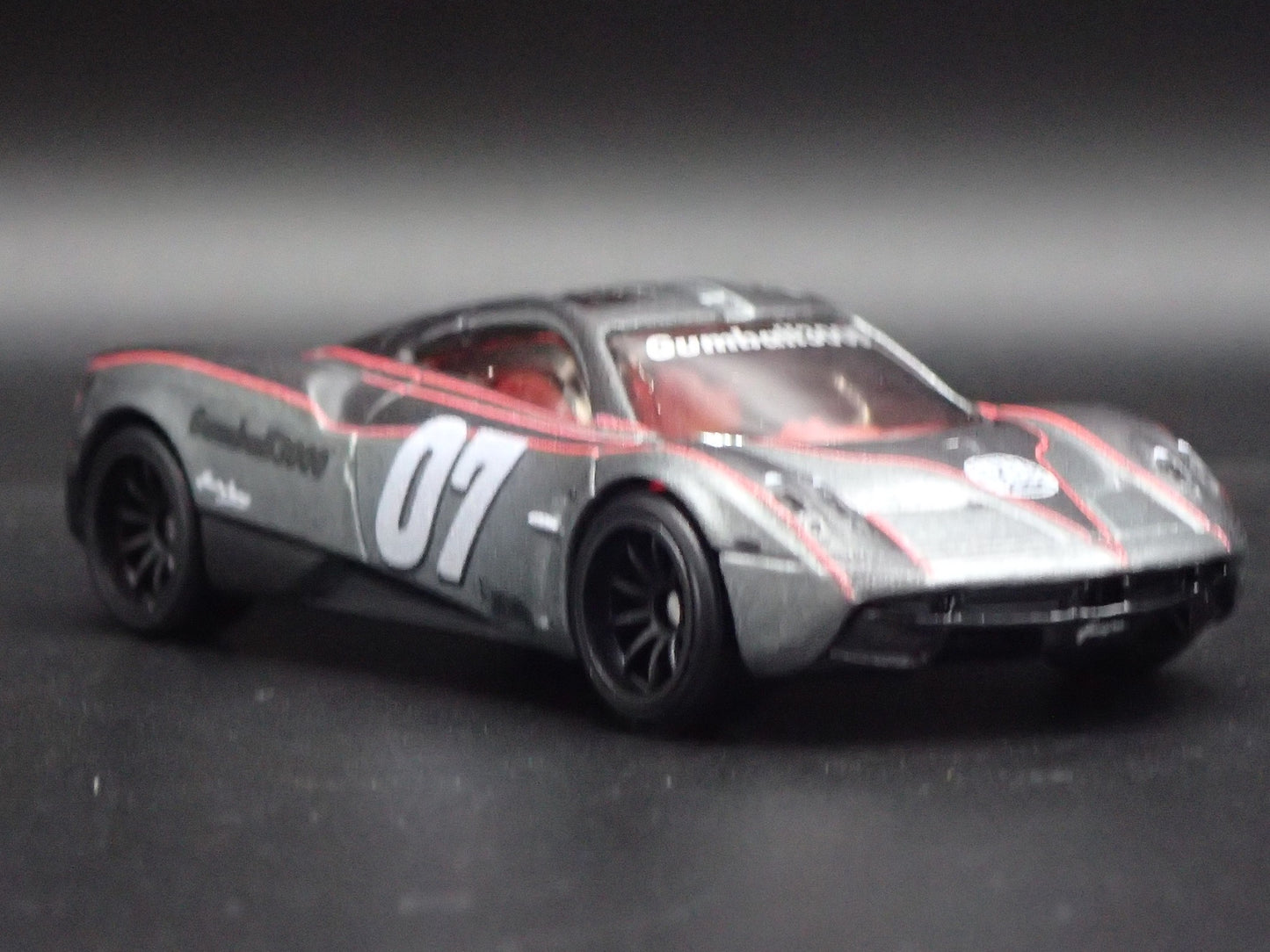 2011-2018 PAGANI HUAYRA SUPER CAR GUMBALL 3000 GRAY 1/64 SCALE DIECAST MODEL CAR