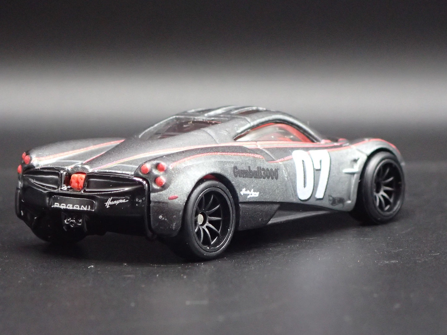 2011-2018 PAGANI HUAYRA SUPER CAR GUMBALL 3000 GRAY 1/64 SCALE DIECAST MODEL CAR