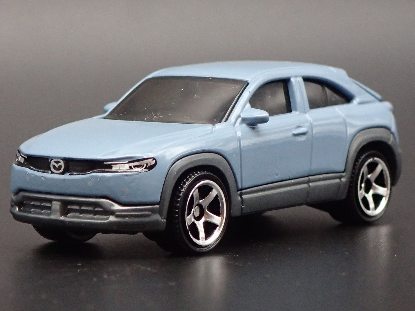 2022-2025 MAZDA MX-30 SUV BLUE 1:64 SCALE COLLECTIBLE DIORAMA DIECAST MODEL CAR