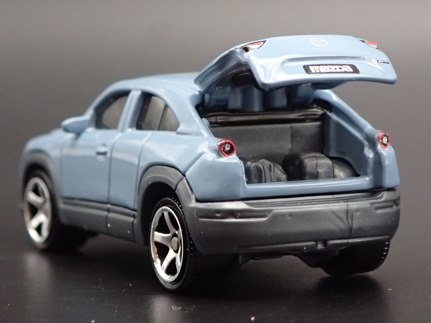 2022-2025 MAZDA MX-30 SUV BLUE 1:64 SCALE COLLECTIBLE DIORAMA DIECAST MODEL CAR