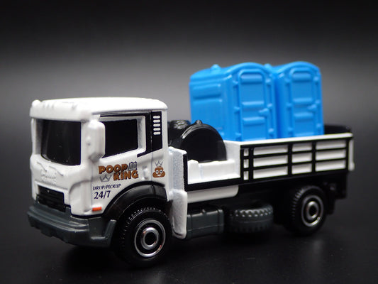 PORT A POTTY TOILET SANITATION TRUCK 1:64 MB SCALE DIORAMA DIECAST MODEL CAR