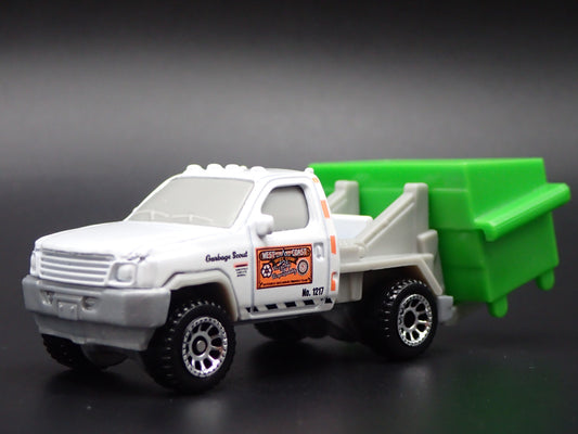 MODERN GARBAGE TIPPER TRASH TRUCK & DUMPSTER 1/64 MB SCALE DIECAST MODEL CAR