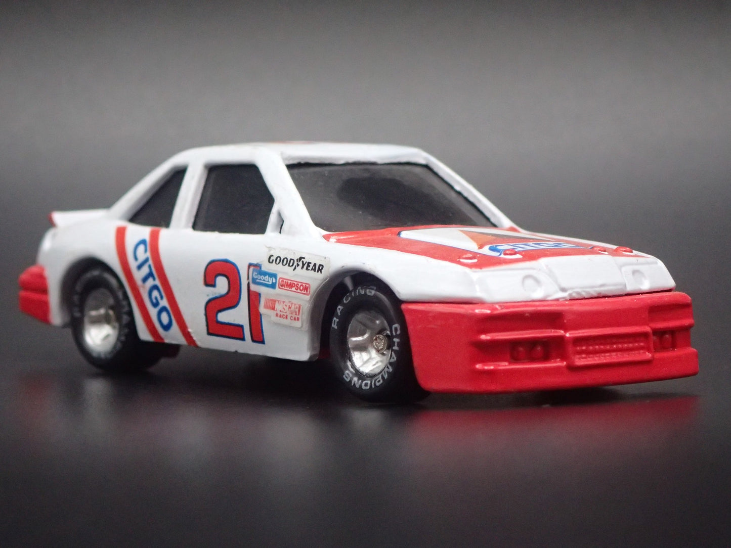 1991 91 FORD THUNDERBIRD 21 GREG TRAMMELL NASCAR 1/64 SCALE DIECAST MODEL CAR