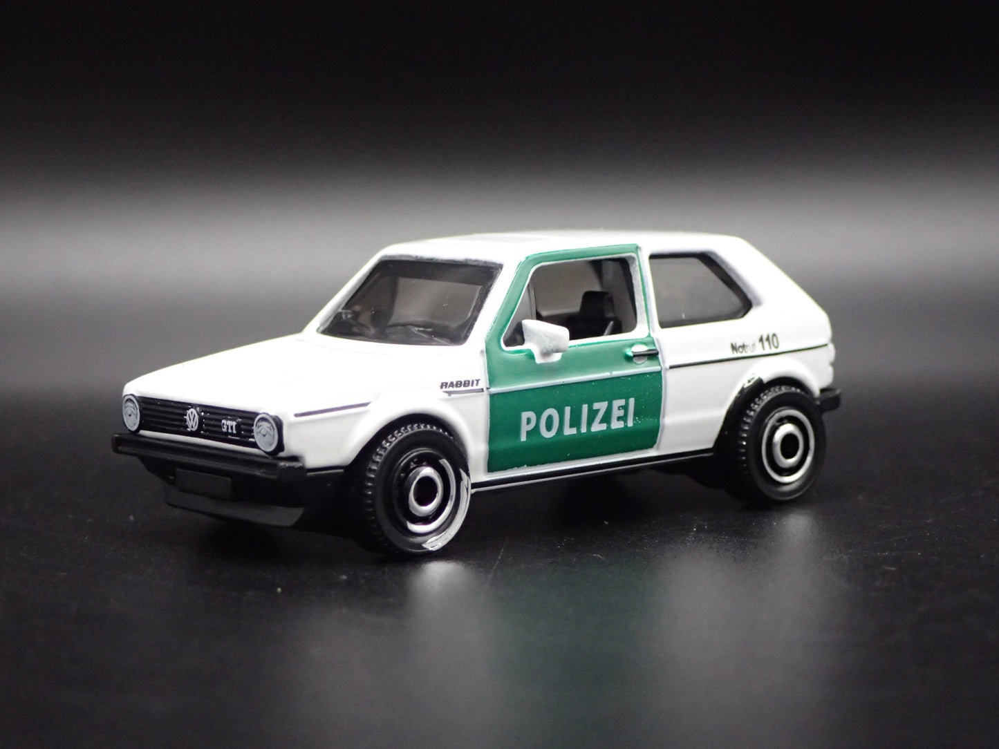 1976 76 VW VOLKSWAGEN GOLF MK1 POLIZEI 1:64 SCALE DIORAMA DIECAST MODEL CAR